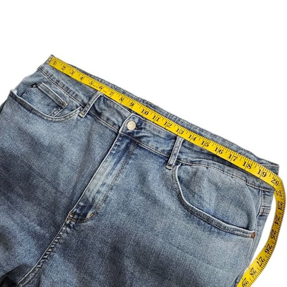 Judy Blue Womens Boyfriend Fit Jeans, Stretch, Plus Size, Blue, Size 24W - Picture 5 of 9